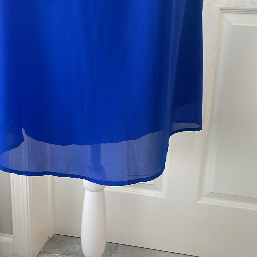 Sequin Hearts Blue Sleeveless Flowy Dress - Picture 5 of 7